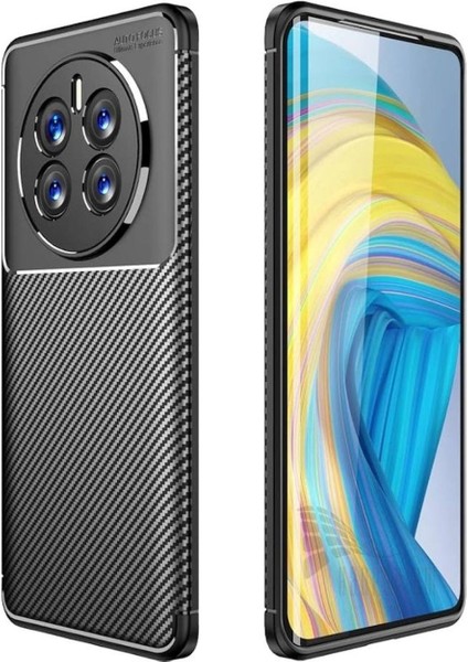 Realme 12 Pro Uyumlu Silikon Kılıf Karbon Desenli Kamera Korumalı Darbe Emici Autofocus Kapak