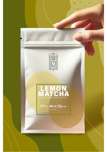 Limon Aromalı Matcha Tozu 25 gr
