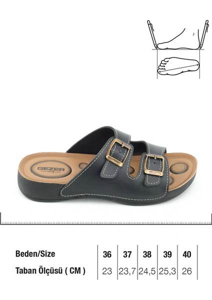 Yazlık Rahat Taban Iki Toka Ayarlanabilir Suni Deri Günlük Kadın Terlik fiyatları