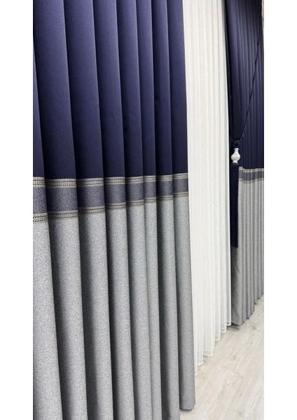 PANO FON HİLAL LACİVERT-GRİ (TEK KANAT) modelleri