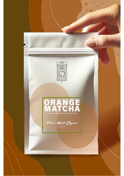 Portakal Aromalı Matcha Tozu 25 gr