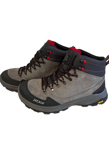 Erkek Bot 31813 2j Jacalu Leather Upper And Pu/rubber Sole Waterproof Grey/ Black fiyatları