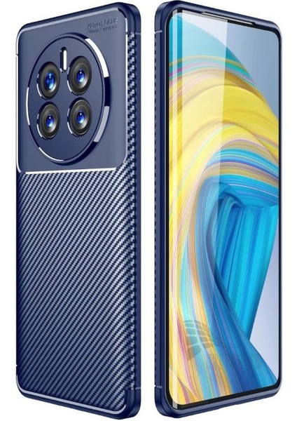 Realme 12 Pro Uyumlu Silikon Kılıf Karbon Desenli Kamera Korumalı Darbe Emici Autofocus Kapak