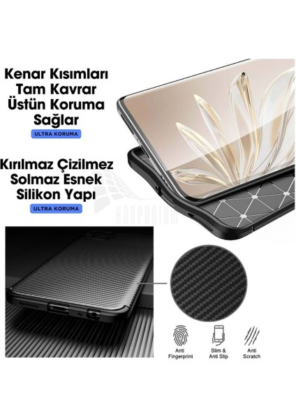 Realme 12 Pro Uyumlu Silikon Kılıf Karbon Desenli Kamera Korumalı Darbe Emici Autofocus Kapak indirimleri