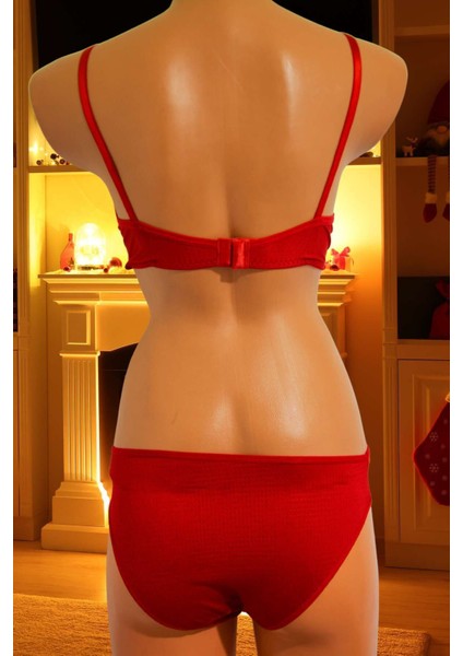 Dökmetaş Fitilli Nokta Desen Nefes Alan Dolgulu Gawzera Sütyen Takımı modelleri