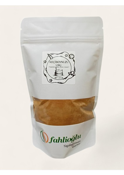 Katkısız Doğal Glutensiz Keçi Boynuzu Unu 350 gr +8 Ay