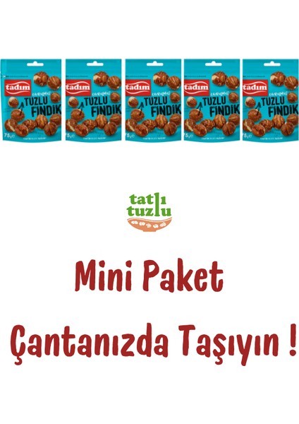 Kavrulmuş Tuzlu Fındık – Taptaze ve Pratik Aç-Bitir Paketler 5 Paket x 75 gr (Toplam 375 Gram) fırsatları