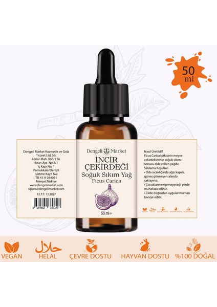 Incir Çekirdeği Yağı 50 ml