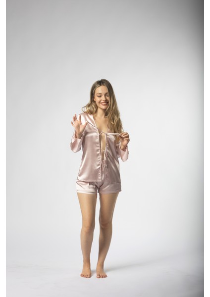 Saten Önü Bağlama Detaylı Alt-Üst Takım fiyatları