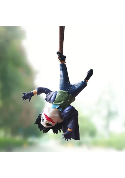 Joker Araba Reçine Kolye Yaratıcı Araba Dikiz Aynası Karikatür Charm Figür