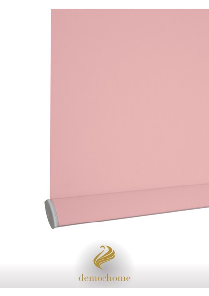 Yüksek Kalite Alüminyum Malzeme, Açık Pembe Renk Stor, Mekanize, Stor Perde