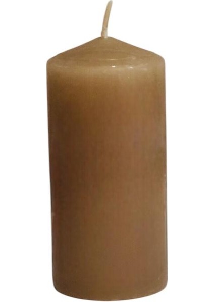 Kokusuz Silindir Mum – Parafin Wax, 8 cm Yükseklik 3,8 cm ÇAP17 Saat Yan Süresi