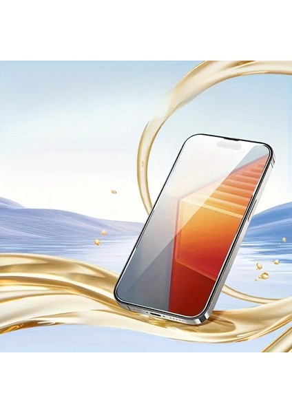 iPhone 15 Cam Ekran Koruyucu Parlak Yüzey Kolay Çekme Tozsuz Uygulama