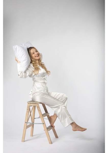 Saten Korse Detaylı Alt-Üst Pijama Takım fiyatları