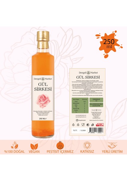 Gül Sirkesi / 250 ml