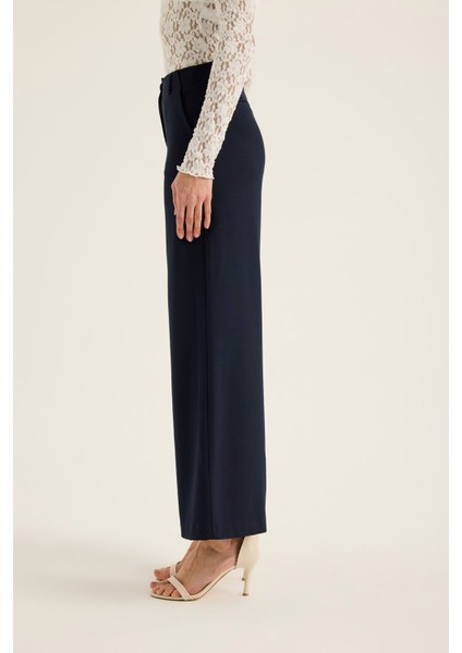 Bol Paça Yüksek Bel Pantolon 3022 modelleri