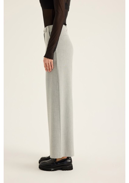 Bol Paça Yüksek Bel Pantolon 3022 modelleri