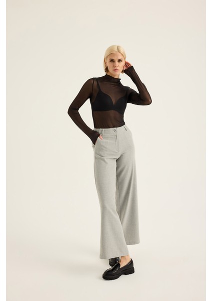 Bol Paça Yüksek Bel Pantolon 3022 indirimleri