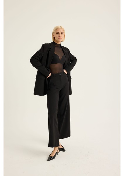 Bol Paça Yüksek Bel Pantolon 3022 indirimleri