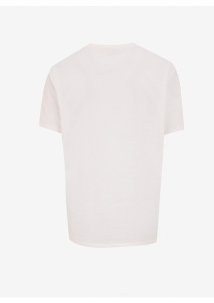 Bisiklet Yaka Baskılı Beyaz Erkek T-Shirt J5SM-TST7293 fiyatları