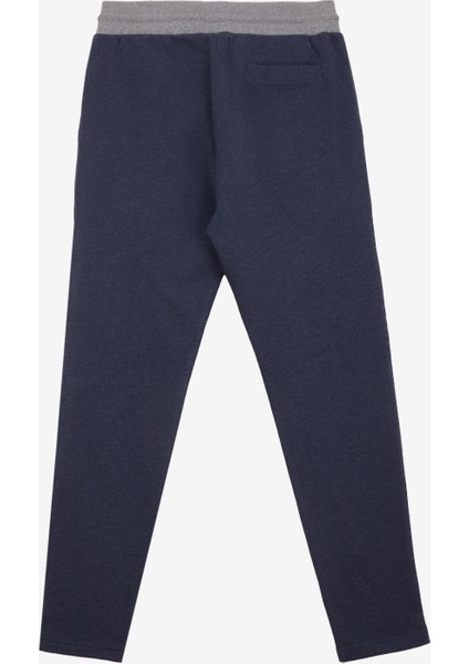 Normal Bel Slim Fit Koyu Lacivert Erkek Eşofman Altı HM581288
