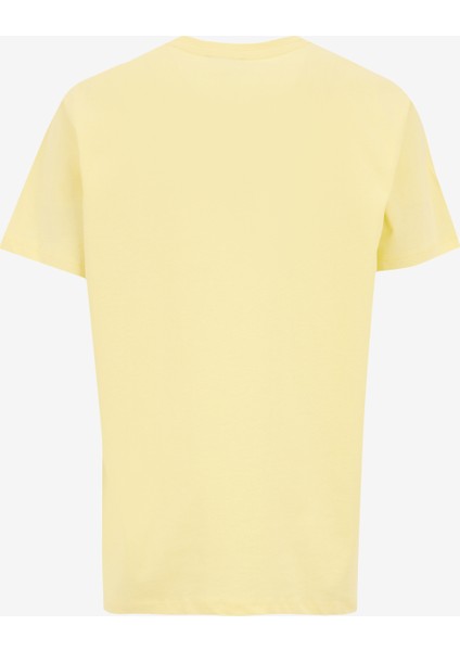 D5SL-TST3521 Sarı Bisiklet Yaka Relaxed Baskılı Kadın T-Shirt fiyatları