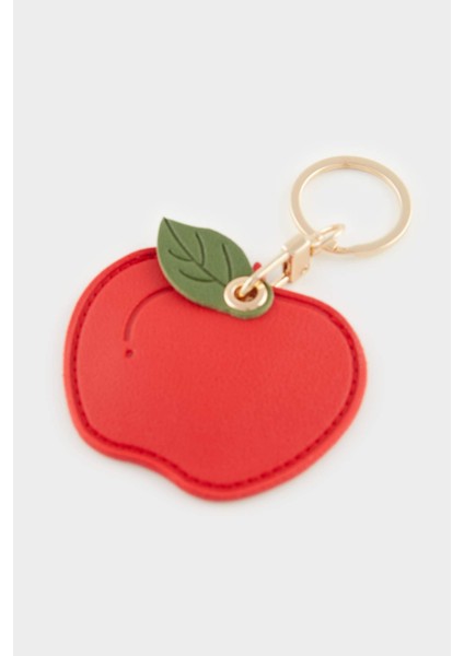 Kadın Elma Motifli Charm Anahtarlık E6642AXNS