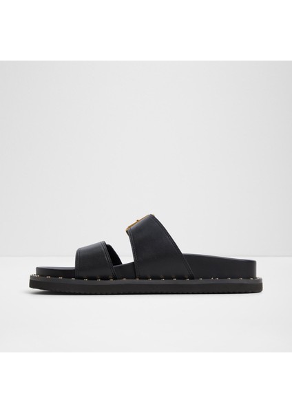 Elyna Sandalet Düz Terlik - Siyah modelleri