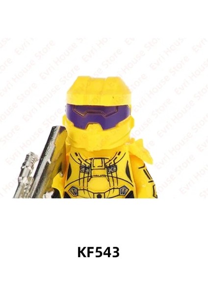KF549 Oyun Serisi Aksiyon Figürleri Halo Mini Tuğla Master Chief Doll Yapı Taşları Moc Dıy Oyuncaklar Çocuklar Için Birleştirin (Yurt Dışından) modelleri