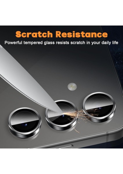 Samsung Galaxy S24 Fe Uyumlu Kamera Koruyucu Görüntü Kalitesini Bozmaz Dayanıklı Safir Lens