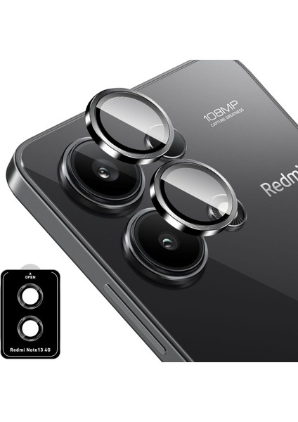Xiaomi Redmi Note 13 4g Uyumlu Kamera Koruyucu Görüntü Kalitesini Bozmaz Dayanıklı Safir Lens