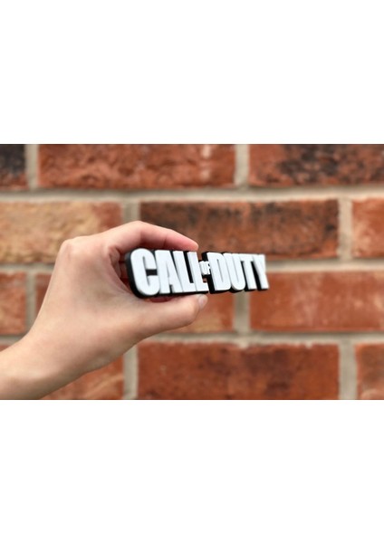 Call Of Duty 3D Baskı Dekoratif Logo - Pla Baskı modelleri