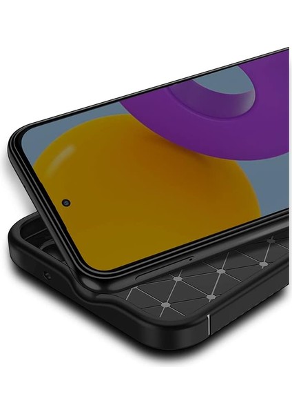 Samsung Galaxy A26 Uyumlu Kılıf Karbon Görünümlü Kamera Koruyculu Mat Kaymaz Slikon Kapak indirimleri