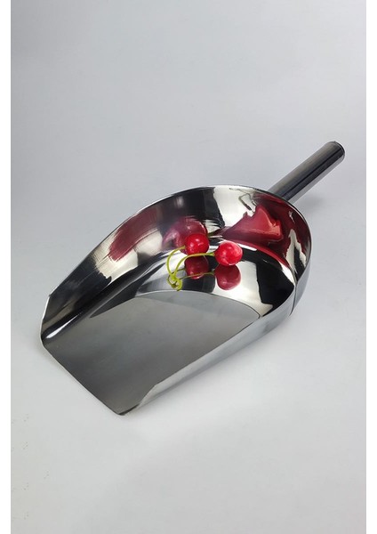 Çelik 19 cm Düz Taban Baharat Kuruyemiş Bakliyat Erzak Küreği CIN984 fırsatları