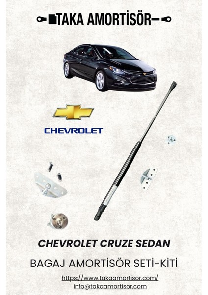 Chevrolet Cruze Sedan Bagaj Amortisörü Kiti- Seti
