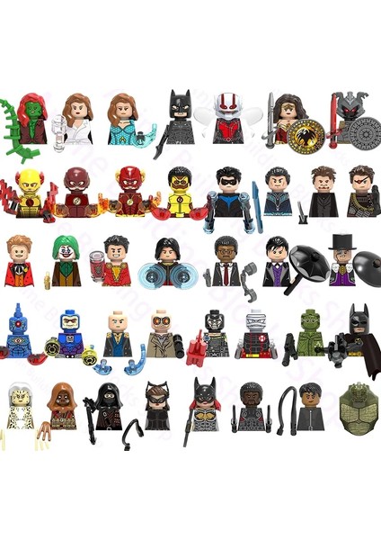 XH410 Dc Tuğla Batman Diana Prens Ares Wonder Woman Kardeş Göz Montaj Bebekler Anime Figürleri Mini Oyuncaklar Çocuklar Için Doğum Günü Hediyeleri (Yurt Dışından) fiyatları