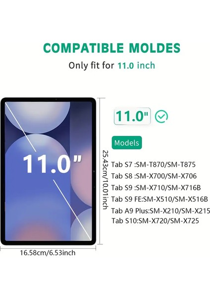 Samsung Galaxy Tab S9 Ultra Tablet Ekran Koruyucu Full Kaplayan Temperli Darbe Emici Nano Cam modelleri
