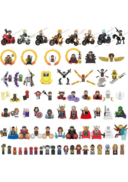 436 LG1002 Disney Yapı Taşları Aydınlık Motosiklet Plastik Mini Aksiyon Oyuncak Figürler Çocuk Oyuncakları Doğum Günü Hediyeleri (Yurt Dışından) fiyatları