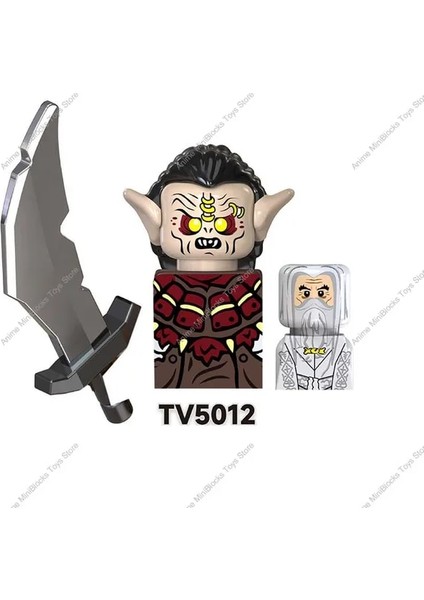 TV5012 TV6401 Lord Yüzükler Filmler Goblin Sauron Ringwraith Sauron Merry Frodo Orklar Uruk-Hai Mini Figürler Aksiyon Oyuncak Çocuk TV6402 (Yurt Dışından)
