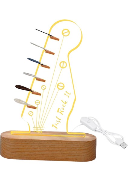 Hafif Gitar Seçicisi Pratik Gitaristler Akrilik Gitar Pick Display (Yurt Dışından) modelleri