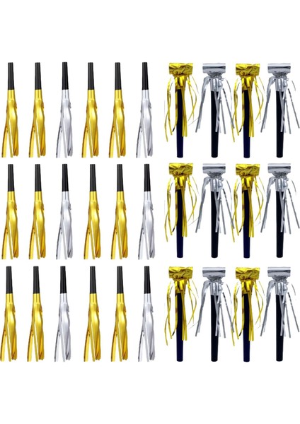 Yıldönümü Etkinlikleri Için 30X Parti Blowers Noisemakers Oyuncak (Yurt Dışından)