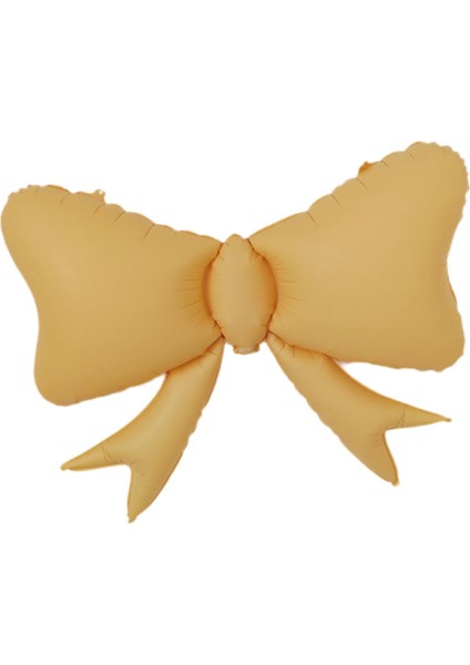 Alüminyum Film Partisi Romantik Hediye Çok Yönlü Modern Yay Balon Sarı (Yurt Dışından) modelleri