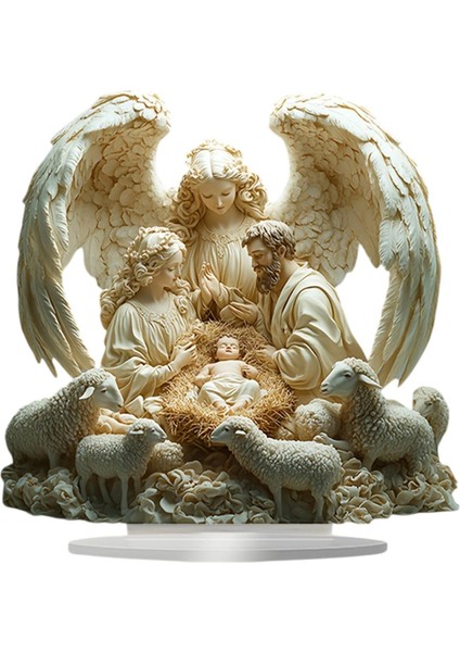 Akrilik Aile Dekor Ideal Hediye 2d Ev Şömine Köşesi Için Düz Iş (Yurt Dışından) modelleri