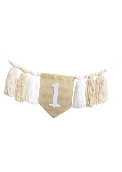 Yüksek Sandalye Banner 48 cm Püskül Çelenk Parti Doğum Günü Için (Yurt Dışından)