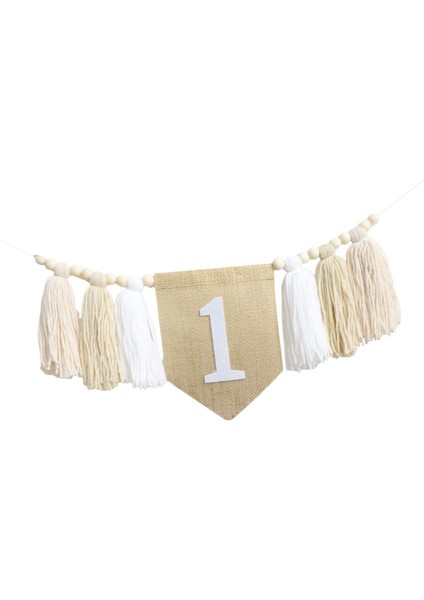 Yüksek Sandalye Banner 48 cm Püskül Çelenk Parti Doğum Günü Için (Yurt Dışından) fiyatları