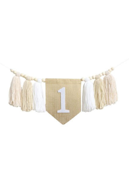 Yüksek Sandalye Banner 48 cm Püskül Çelenk Parti Doğum Günü Için (Yurt Dışından) modelleri