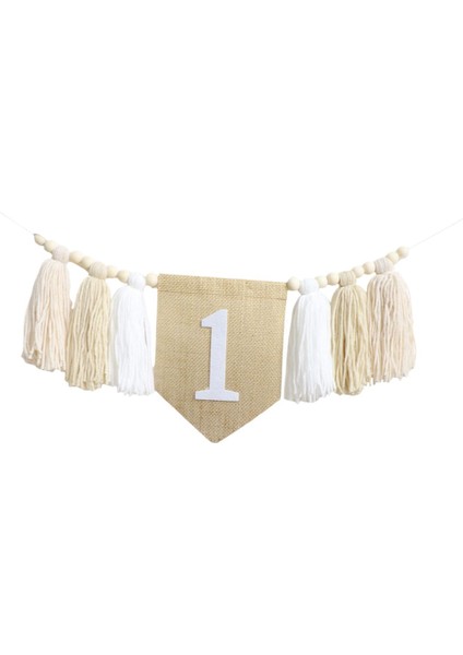 Yüksek Sandalye Banner 48 cm Püskül Çelenk Parti Doğum Günü Için (Yurt Dışından) fırsatları