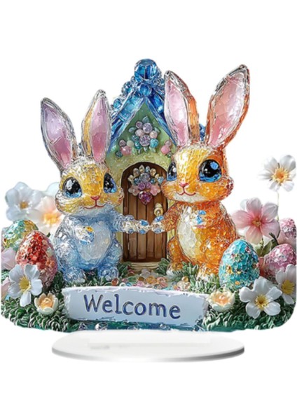Tavş Süsü Paskalya Dekoru I Kitaplık Için Su Geçirmez A (Yurt Dışından)