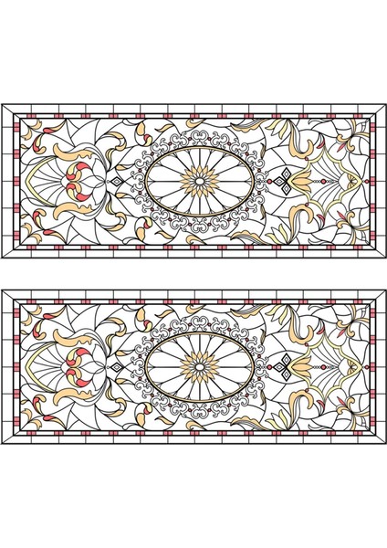 2pcs Çıkartmaları, Odası Yurt Için Dekoratif Çıkartmaları (Yurt Dışından)