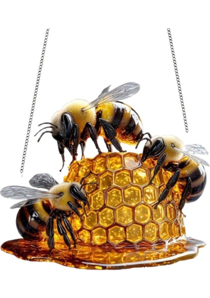 Akrilik Süsleme Bal Arı Oturma Odası Dolap Duvarı Için Dekorasyon (Yurt Dışından)